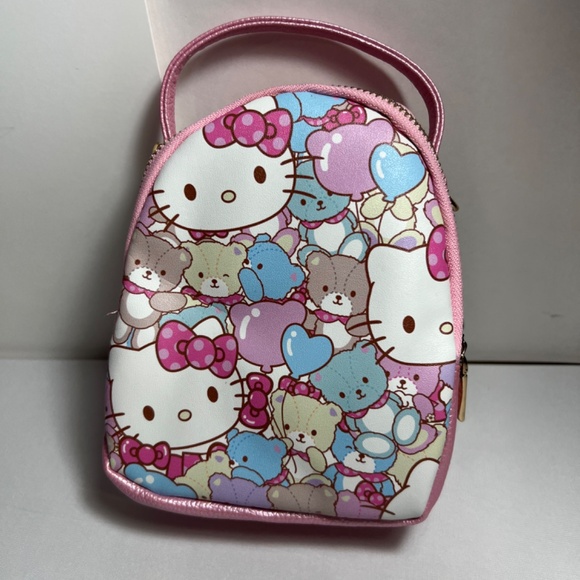 Super Cute KT cat PU Cell Phone Shoulder Bag Coin Bag Purse Card Case (A1) - Picture 7 of 8